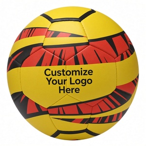 Customizable Soccer Ball Yellow <b>Red</b> Black Training Ball Durable 0.4-0.45kg Carton Packing - Product Image 2