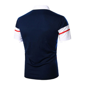 Camisetas Polo de Golf de Manga Corta de Primera Calidad con Diseño de Paneles Múltiples, Cuello Camisero, Ropa de Trabajo de Oficina, Camisetas para Hombre - Product Image 5