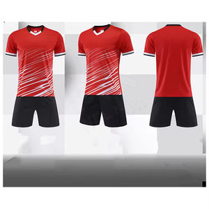 Camisetas de Fútbol para Entrenamiento, Sublimación, Diseño de Logotipo Personalizado, 100% Poliéster, Transpirable, Secado Rápido, Venta al Por Mayor OEM ODM - Product Image 2