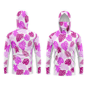 เสื้อเชิ้ตป้องกันแสงแดดสีพื้นสำหรับผู้ชาย UV SPF UPF 50+ แขนยาว ป้องกันผื่นแดง เหมาะสำหรับตกปลา วิ่ง แห้งเร็ว น้ำหนักเบา - Product Image 1