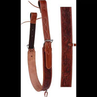 Sangle de selle en cuir repoussé et rembourré pour chevaux de style western, très demandée, disponible au meilleur prix du marché.
