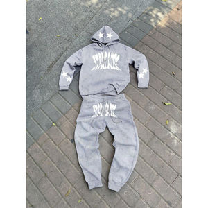 Survêtement Homme Personnalisé avec Logo, Délavé à l'Acide, Coupe Classique et Oversize, Tenue de Jogging Streetwear, Service OEM, Prix Bas - Product Image 5