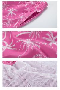 Shorts de bain décontractés pour hommes, respirants, à cordon de serrage, taille haute, en polyester/coton, pour la plage et les sports d'été - Product Image 6