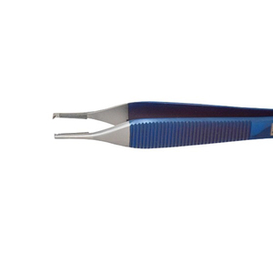 Pinzas Adson 1x2 Dientes TC 12cm 4.7in Carburo de Tungsteno Punta de Plataforma Serrada de 1.5mm para Cirugía Plástica de Precisión Manual - Product Image 4