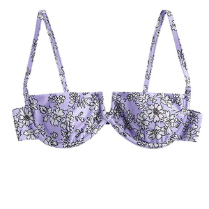 Bikini Bandeau Personalizado al por Mayor, Conjunto de 2 Piezas para Mujer, Color Sólido, Secado Rápido, Transpirable, Ropa de Baño para Gimnasio, Playa y Fitness - Product Image 2