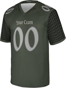 Custom Football Team with Matching Jerseys Athletic Fit American Football Jerseys Wholesale Custom Designed <b>Shirts</b> - Product Image 2