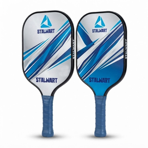 Stalwart <b>Pickleball</b> Paddle Standard Shape Edgeless 40-Hole Honeycomb Core Lightweight Anti-Slip Handle Blue Adult All Seasons - Product Image 6
