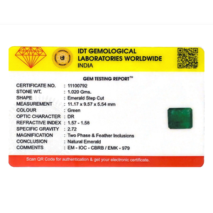 Natural Zambian Emerald 5.1 Carat Loose Gemstone Emerald Cut for Fine Jewelry - Product Image 4