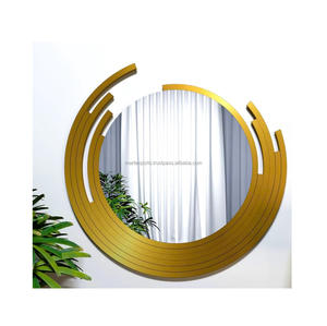 กระจกติดผนังโลหะทำมือสไตล์โมเดิร์นสุดหรูสำหรับตกแต่งบ้าน - Product Image 1