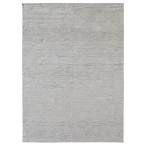 Tapis de sol moderne à motif floral en laine naturelle de Nouvelle-Zélande noué à la main antidérapant - Product Image 3