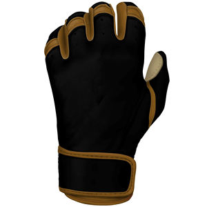 Guantes de bateo de béisbol con puño corto, estilo profesional, para entrenamiento de bateo, LBBSC-0036 - Product Image 4