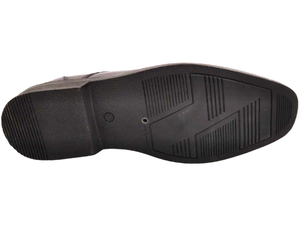 Zapatos Oxford de Vestir para Hombre, Negros, de Cuero Genuino, con Cordones, Transpirables, con Logotipo en Relieve, Suela de Goma Antideslizante, para Todas las Temporadas, para Oficina - Product Image 2