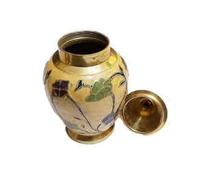 Nouvelle Urne Funéraire Moderne en Aluminium pour Cendres, Vase de Sol de Luxe, Tendance Indienne - Product Image 3