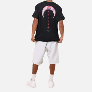 Camisetas de Hombre Itachi Uchiha de Alta Calidad, Personalizadas al por Mayor, Holgadas, con Hombros Caídos, Tejidas, Lavadas, Estilo Urbano - Product Image 4