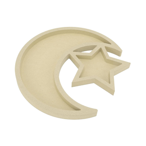 Plateau en bois gravé personnalisable pour la décoration de la maison, Ramadan Eid Mubarak - Product Image 5