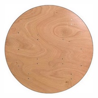 USA Maßgefertigter 1,5m Metallrahmen Sperrholz Klappbarer Bankett-Tisch Holz Faltbarer Hochzeitstisch Hotel-Esstisch Modernes Design