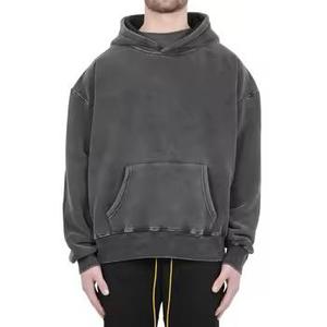 Sweats à capuche délavés à l'acide pour hommes avec couleur et logo personnalisés – Meilleures ventes – Vêtements d'hiver décontractés – Sweats à capuche délavés à l'acide pour garçons - Product Image 1