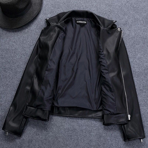 Wholesale Motorcycle Genuine Sheep <b>Leather</b> <b>Jacket</b> <b>for</b> <b>Women's</b> Ladies Cropped <b>Bomber</b> Style Fashion Spring <b>Leather</b> <b>Jacket</b> <b>Women</b> - Product Image 6