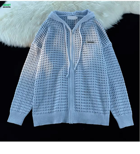 Sudadera Deportiva de Malla Transparente para Mujer, Chaqueta de Gimnasio, Top Transpirable para Correr, Ropa Deportiva Activa, Ropa Exterior para Fitness - Product Image 1