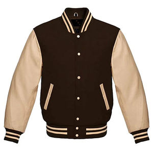 2026 Casual Cotton Stand Collar Zipper Closure Winter Breathable Polyester Front Bamboo Lining Custom Print Design <b>Fleece</b> Jacket - Product Image 1