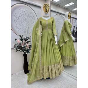 Robe de travail avec broderie et paillettes de créateur Robe de soirée élégante - Product Image 6