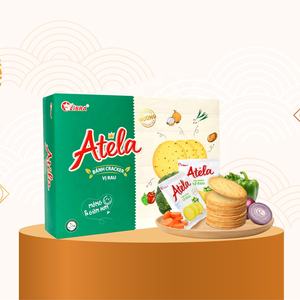 Sabrosas galletas crujientes de verduras 342G caja de bolsita de sabor dulce Salado - Product Image 2