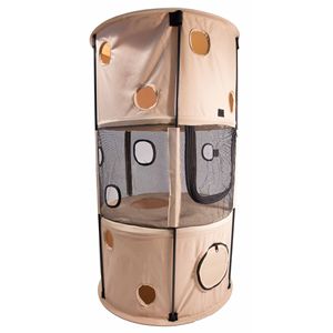 Climbertree Cuccia per Gatti da Viaggio Attiva Pieghevole con Ostacoli Circolari, Arredamento per Animali Domestici - Product Image 6