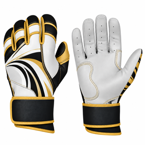 Gants de frappe de baseball personnalisés en gros, gants de baseball respirants en cuir pour les joueurs sportifs adultes et jeunes - Product Image 2