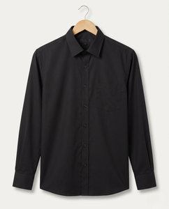 Men's Button <b>Down</b> Cotton Dress Shirt Wrinkle Resistant Corporate Workwear Long Sleeve - Product Image 6