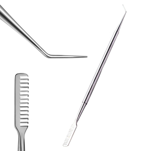 Outil professionnel de lifting des cils avec peigne séparateur en acier inoxydable pour le lifting des sourcils, formule végétalienne, construction durable - Product Image 2
