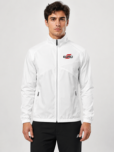 Custom Outdoor Waterproof Canvas Winter Windbreaker Hooded <b>Men's</b> <b>Jacket</b> Front Logo Casual <b>Lightweight</b> OEM Services Windbreaker - Product Image 1
