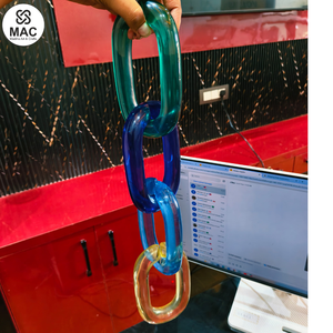 Customization <b>resin</b> wall Chain links big size and <b>clear</b> colors multi colors <b>resin</b> big links available All Colour Available - Product Image 5