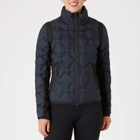 Veste matelassée imperméable respirante pour femme, style vintage, conçue en usine, avec fermeture éclair, à capuche, tendance, pour l'automne