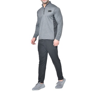 Conjunto de chándal deportivo para hombre, traje de chándal 100% de algodón, de último diseño - Product Image 1