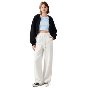 Winter <b>Women</b> Sport Pants Sweatpants Workout Fleece <b>Trousers</b> Solid Thick Warm Winter Female Running Jogger Pants - Product Image 3