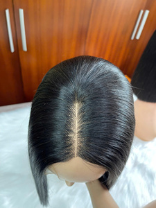 วิกผมแท้เวียดนาม 100% แบบตรงธรรมชาติ  พร้อมเชือกผูกด้านหน้า สีธรรมชาติ ไม่ผ่านการแปรรูป จากผู้ผลิต - Product Image 5