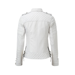 Veste en cuir pour femme haut de gamme, dernier design, toutes les couleurs, nouvelle collection, matière cuir premium, tendance. - Product Image 3