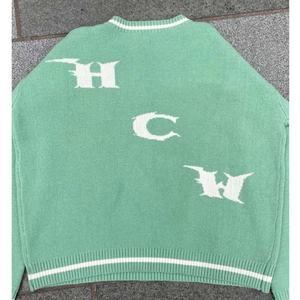 2024 suéteres de punto para hombre personalizados transpirables de talla grande de alta calidad con nuevo diseño para la venta de invierno - Product Image 6