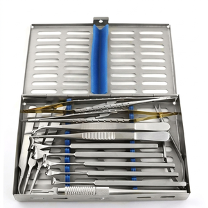 Farhan Products & Co FP-FAR-910351 Caja de Instrumentos Quirúrgicos ENT de Acero Inoxidable, Capacidad de 250 ml, 10 Piezas, Reutilizable y Esterilizable - Product Image 1