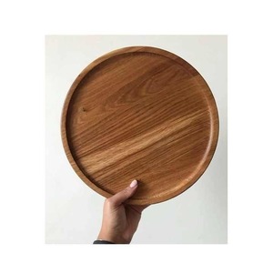 Plateau de service en bois moderne pour le thé, le café et les aliments, léger, multifonctionnel, pour la cuisine, le petit-déjeuner, les collations, la salle à manger, l'utilisation à domicile - Product Image 2