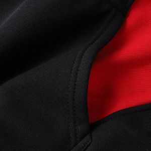 Sudadera con Capucha para Hombre, Corte Regular, Logotipo Estampado, Poliéster y Algodón, Impresión Digital, Sudaderas con Capucha para Hombre, Color Rojo y Negro en Contraste - Product Image 5