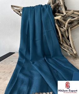 Breathable Lightweight <b>Scarf</b> Textile Mill Cotton Viscose Polyester Blend Custom Color Bulk B2B Manufacturing - Product Image 2