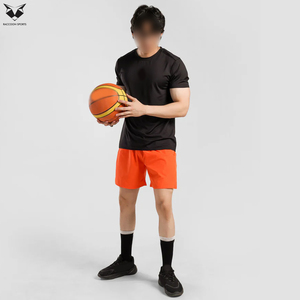 Wholesale <b>Men</b> Gym Sports <b>Shorts</b> Quick Dry Breathable Mesh Running Fitness Bodybuilding Training <b>Shorts</b> With Zip Pockets - Product Image 2