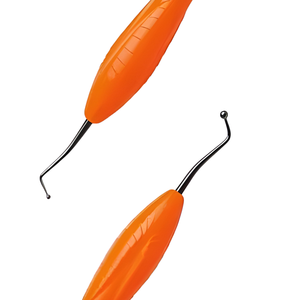 Kit d'instruments de remplissage composites LM Dark Diamond Burnisher 1,5-2,5 mm, manuel, réutilisable, manche en silicone Ergomax, double extrémité - Product Image 5