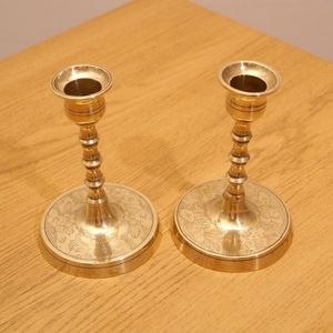 Elegant Rustic Brass Candle <b>Stand</b> Handmade Antique Finish Premium Decorative Piece for Interior Styling Home Hotel Restaurant - Product Image 6