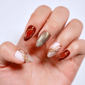 Faux Ongles de Luxe Ornés de Bijoux en ABS, Vente en Gros, Faux Ongles Artificiels Lactés Longueur Moyenne Nude, Forme Carrée, Fabrication OEM/ODM - Product Image 6