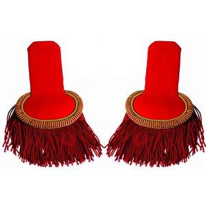 Epaulettes al por mayor para uniformes de banda, blancos o dorados con flecos, epaulettes de hombro personalizadas OEM - Product Image 4