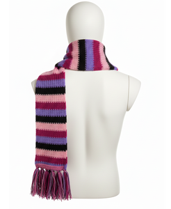 Non-Fading Unisex Knitted Scarf - Vibrant Color Soft Winter Wrap - Custom Logo Rib-Knit Warm <b>Neck</b> <b>Warmer</b> - Product Image 4