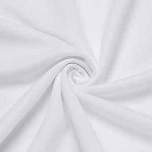 Polo de golf blanc pour homme, coupe slim, 100% coton et polyester, idéal pour l'été, polo uni. - Product Image 5