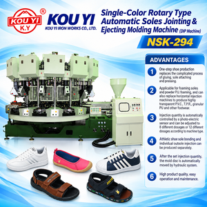 Máquina de Moldeo por Inyección y Unión de Suelas Automática de Tipo Rotatorio de un Solo Color y 12 Estaciones - Product Image 2